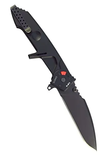 EXTREMA RATIO Coltello a serramanico MF2 Coltello pieghevole coltello da caccia coltello Outdoor Cavaliere Medioevo Survival verschiedende colori vendita a partire da 18 anni, nero, Taglia unica