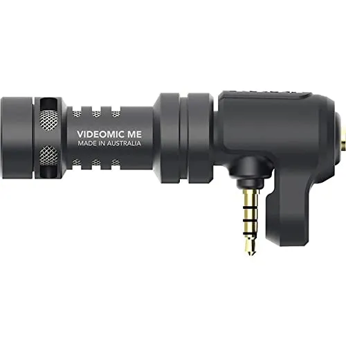 RØDE VideoMic Me Microfono Direzionale Compatto per Smartphone con Connettore TRRS 3,5 mm per Produzione Cinematografica Mobile e Creazione di Contenuti