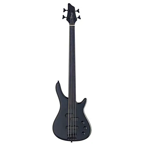 Stagg BC300FL-BK Basso Elettrico Fusion Fretless, Nero