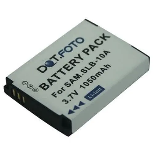 Dot.Foto SLB-10A Premium 3.7v / 1050mAh Batteria Ricaricabile per Samsung