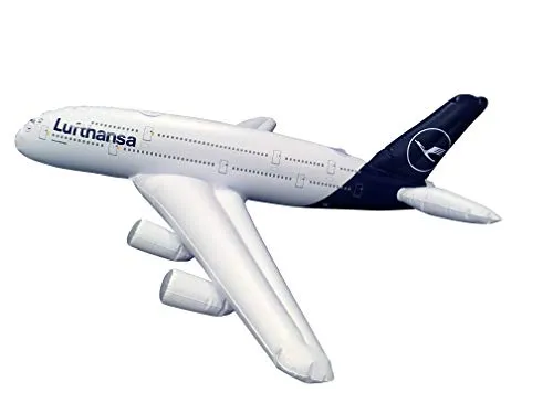 Limox Toys Aeroplano gonfiabile Airbus A380 Lufthansa Nuovo LACKIERUNG! A380 Lufthansa Telone Inflatable, AB002