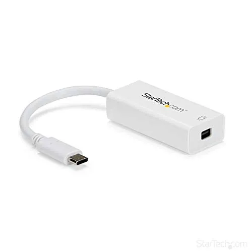 StarTech.com Adattatore USB Tipo C a Mini DP 4K 60Hz Bianco - Compatibile con Thunderbolt™ 3 - Modalità Alt DP - USB 3.1 a MDP (CDP2MDP)