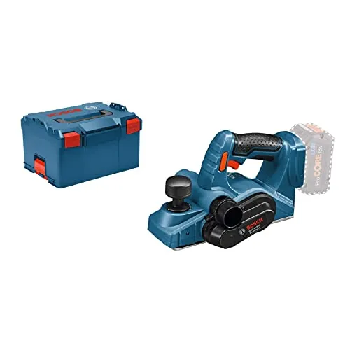 Bosch Professional 06015A0300 GHO Pialletto a Batteria, Solo, L-BOXX, 18 V, Blu