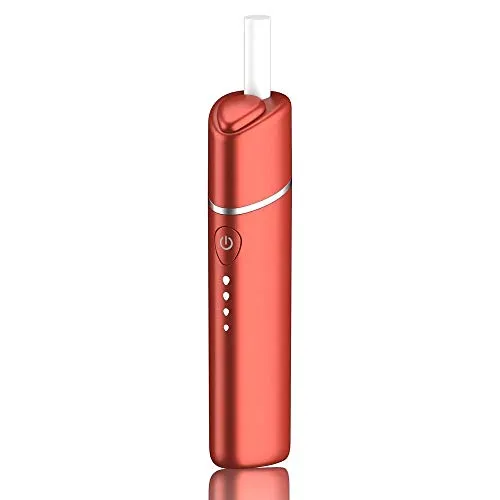 Uwoo Y1 - Sigaretta elettronica a riscaldamento SENZA NICOTINA compatibile IQOS con batteria da 3200mAh (40 stick con una carica) disponibile in vari colori (Rosso)