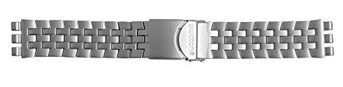 Swatch - Cinturino di ricambio Greyscale, in alluminio, 19 mm