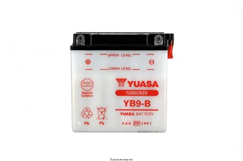 Batteria Yb9-B L 137Mm W 76Mm H 140Mm 12V 9Ah