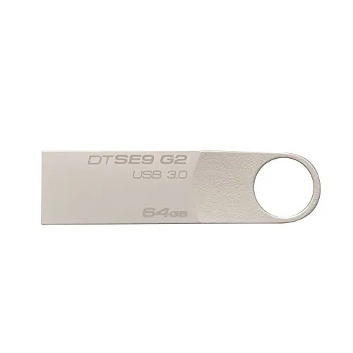 Kingston DataTraveler SE9 G2 - chiavetta 64GB USB 3.0, grigia