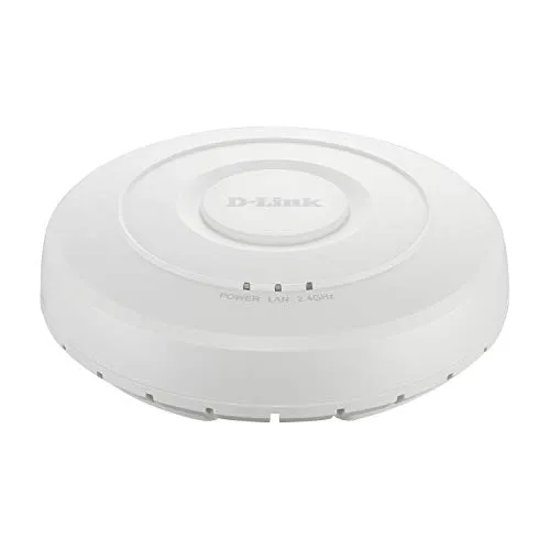 D-Link DWL-2600AP Access Point da Interno, PoE Wireless N, Frequenza 2.4 GHz, 300 Mbps