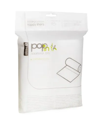 Close Pop-In - 2 Rotoli da 80 salviettine monouso biodegradabili, 30 mesi, colore: Bianco