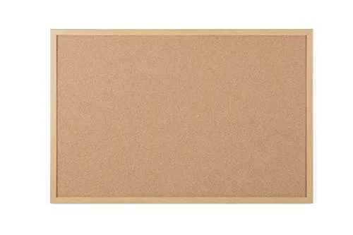 Bi-Office SF142001239 - Bacheca in Sughero, 600 x 450 cm, Beige (Natural)