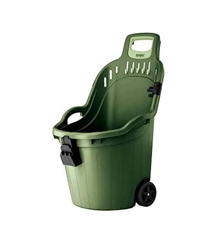 CARRIOLA HELPY CART VERDE CON RUOTE 59,5X53 H88,5 ROBUSTA INDISPENSABILE