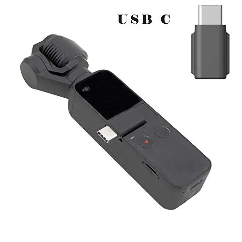 Kismaple Type-C(USB C) Connettore dell'adattatore telefonico per DJI OSMO Pocket Handheld Gimbal Camera Accessori (Type-C (USB-C) adattatore)