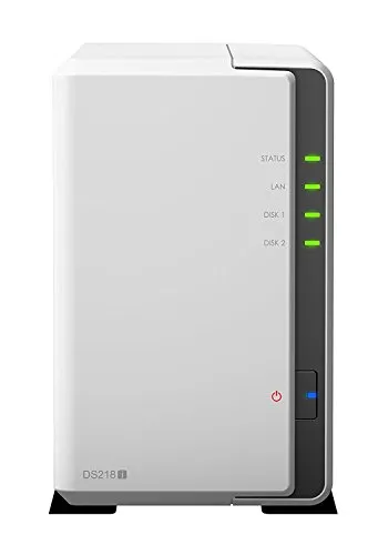 SYNOLOGY DiskStation DS218j 4TB Bundle NAS-Server 2-Bay und 2x 2TB HDDs