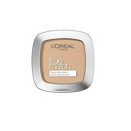 L'Oréal Paris True Match, Cipria, W5 Golden Sand, 9 g, W5
