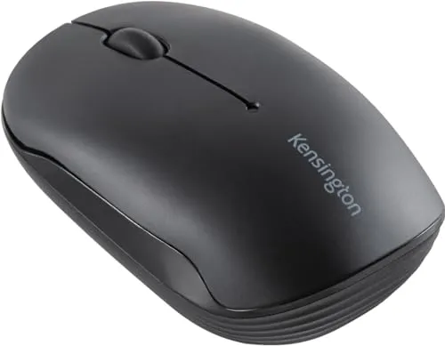 Kensington Mouse Compatto Bluetooth Pro Fit, 3 Pulsanti, Doppio Bluetooth, Compatibile con Windows, Mac e Chrome, Nero, K74000WW