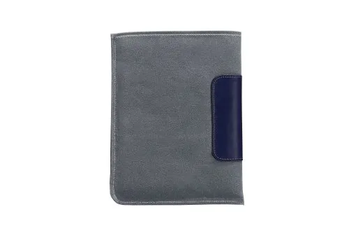 Custodia raphus cucullatus DD021002 vintage beni durevoli a portafoglio per Apple iPad 2/3/4 blu