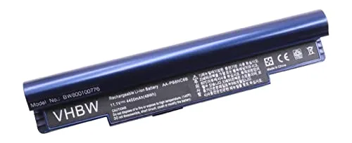 vhbw batteria sostituisce Samsung AA-PB6NC6W, AA-PB8NC6B, AA-PB8NC6M per laptop, notebook (4400mAh, 11,1V, Li-Ion, blu)