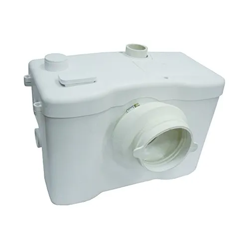 Aquamach Trituratore Maceratore WC POWER+ 600W lavabo, doccia, Filtro Antiodore, Allarme e lame in acciaio Inox.