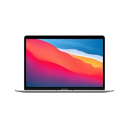 Apple PC Portatile MacBook Air 2020: Chip M1, Display Retina 13", 8GB RAM, 512GB SSD, Tastiera retroilluminata, Videocamera FaceTime HD, Touch ID - Argento