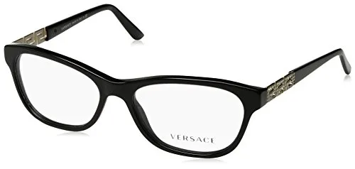 Versace 0Ve3212B, Cornici in Vetro Donna, Nero (Black GB1), 58 EU