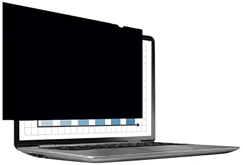 Fellowes PrivaScreen Filtro Privacy Antiriflesso e Protezione Schermo per Laptop da 13.3" con Rapporto 16:9 Widescreen, Quick Reveal Tabs per Rimuovere e Riposizionare Facilmente Il Tuo Filtro