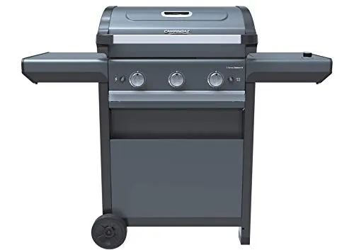 Campingaz Series Select S, BBQ a Gas, griglia Barbecue con 3 Acciaio Inox, 1 bruciatore a Lato, InstaClean Aqua, Culinary Modular System, 10.2 kW, Modello 2021, Gris