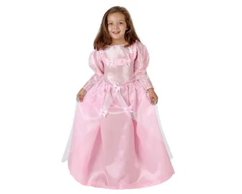 Atosa 19655 Costume da principessa,Rosa ,5-6 anni