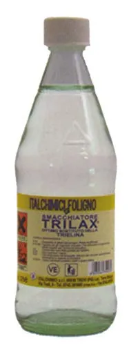 Trilax smacchiatore solvente 375ml uso domestico olio grassi resine