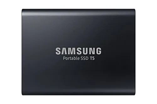 Samsung Memorie T5 da 1 TB, USB 3.1 Gen 2, SSD Esterno Portatile, Nero (MU-PA1T0B)