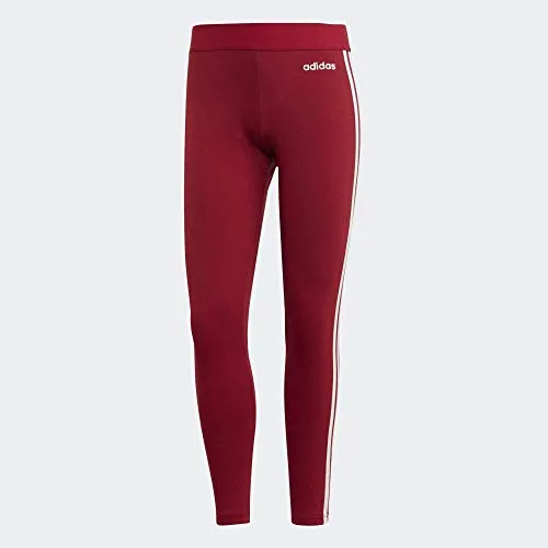 adidas W E 3s Tight Leggings da Donna, Donna, EI0768_XS/S, Maract/Bianco, L