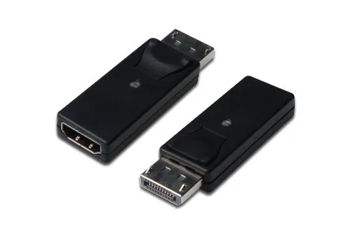 Digitus AK435001 Adattatore da Porta Display Port, DP Maschio a HDMI (A) Femmina
