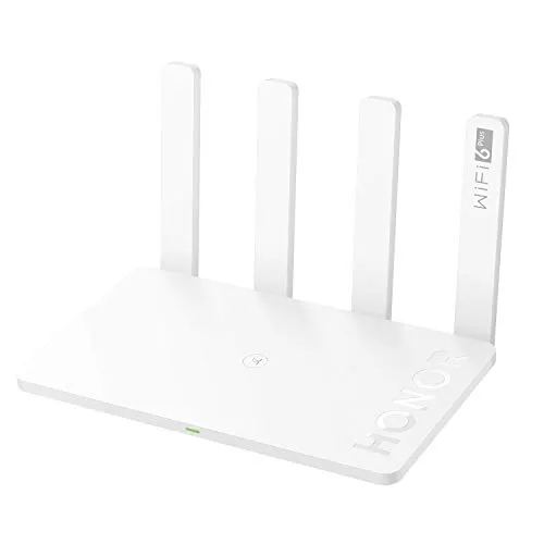 HONOR Router 3-Router Ethernet Dual Band WiFi 6, Velocità Wi-Fi Fino 3000 Mbps(5GHz+2,4GHz), 4 Porte Gigabit, 4 Antenne, Supportare controllo genitori