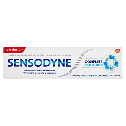 Sensodyne Dentifricio Complete Protection con Fluoro, 75ml