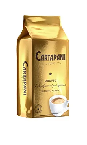 Cartapani 1951 | OROPIÙ macinato | caffè dal gusto superiore | per moka | 250g