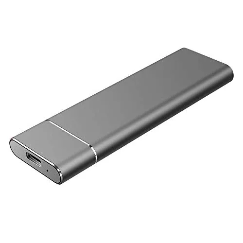 Prode 1 tb Hard Disk Esterno Portatile Ultra Slim Type C USB 3.1 Hard Disk Esterno per PC, Mac, Desktop, Laptop, Chromebook, Xbox One, Xbox Slim (1TB, Nero)