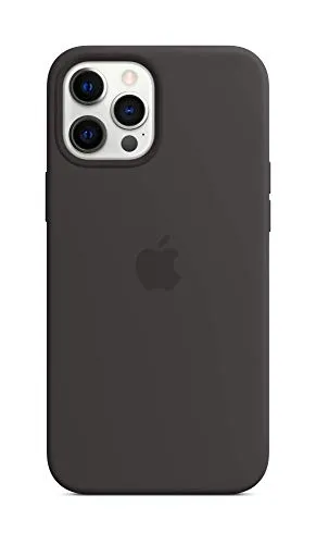 Apple Custodia MagSafe in silicone (per iPhone 12 Pro Max), Nero