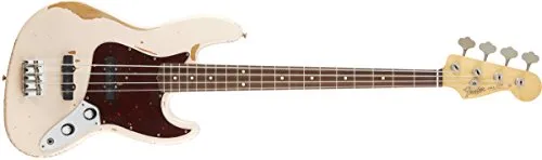 Fender 0141020356 Pulci Jazz Bass tastiera in palissandro roadworn Shell Rosa Chitarra Elettrica