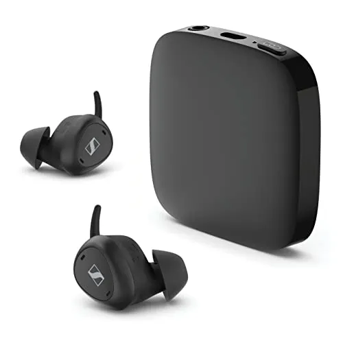 Sennheiser TV Clear Set - Cuffie TV Wireless con cancellazione passiva del rumore e Bluetooth - Comodi intrauricolari senza fili per la TV, nero, misura unica