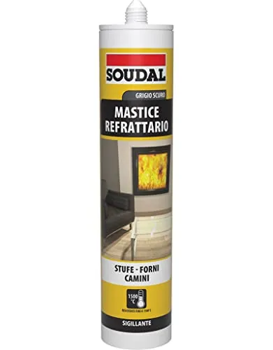 SOUDAL MASTICE REFRAT CARTUCCIA ML.300 102270