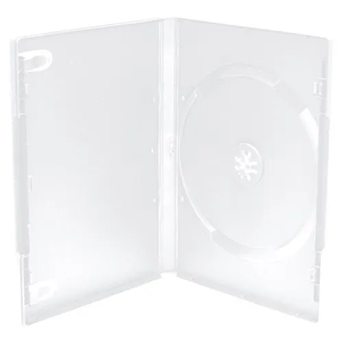 Mediarange custodie singole BOX25 per cd, dvd e blu ray, 14mm per film e giochi con tasca trasparente per copertina, 50 pezzi