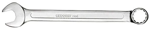 Gedore - Chiave combinata a forchetta ad anello, 24 mm, finitura satinata opaca, in acciaio al cromo vanadio, colore: Argento