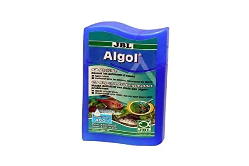 JBL - Condizionatore di Acqua Contro Le alghe negli acquari di Acqua Dolce, Algol, 100 ml per 400 L