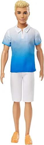 Barbie GDV12 Ken Fashionistas Doll with Blue Ombre Shirt