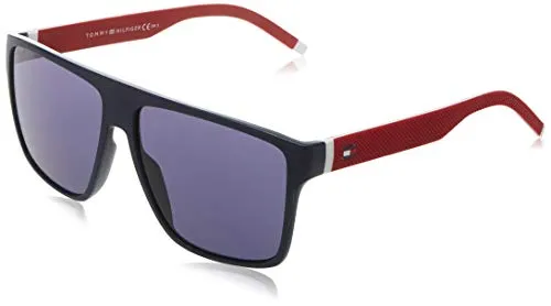 Tommy Hilfiger TH 1717/s 8RU/KU Blue Red Sunglasses, 59 Uomo