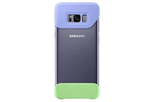 Samsung Two Piece Cover Custodia prettetiva per Galaxy S8+, Viola/Verde