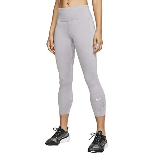 Nike Epic Lux, Leggings da Running Donna, Atmosphere Grey/Reflective Silv, M