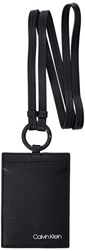 Calvin Klein United Wearable Keyfob - Portachiavi ad anello e catena Uomo, Nero (Blackwhite Black), 1x1x1 cm (W x H L)