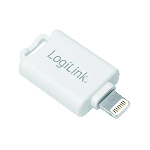 LogiLink AA0089 Lightning Bianco Lettore di schede