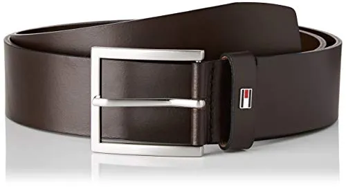 Tommy Hilfiger Hampton Leather 4.0 Cintura, Marrone (Brown 0Hd), (Taglia Produttore: 80) Uomo