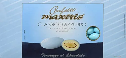 Confetti Maxtris , Classico Azzurro, 1 kg - 1000 gr